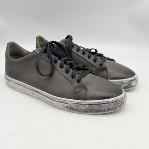 Thursday Boot Co Premier Low Top Sneaker in Distressed Grey Mens Size 13
